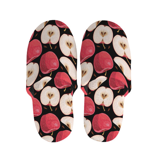 Apple Pattern Print Slippers