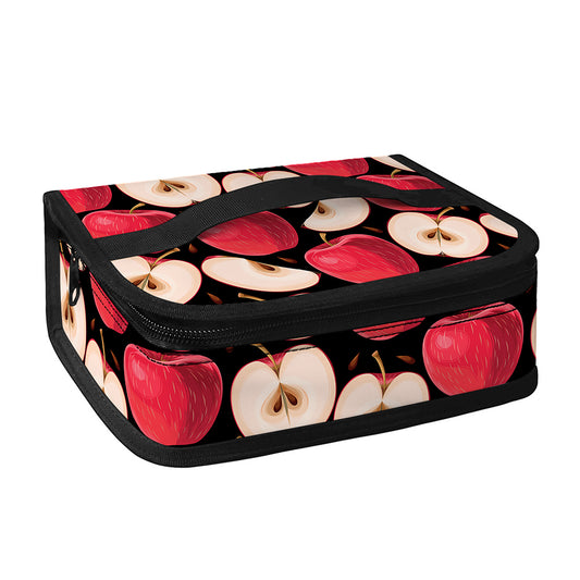 Apple Pattern Print Small Lunch Bag