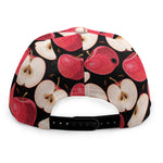 Apple Pattern Print Snapback Cap