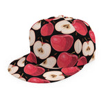 Apple Pattern Print Snapback Cap