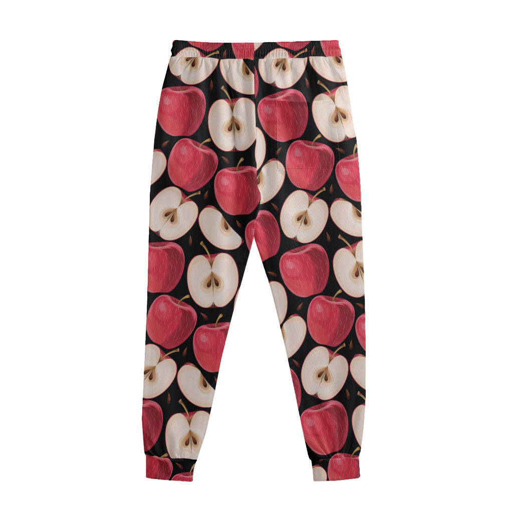 Apple Pattern Print Sweatpants
