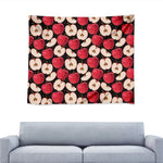 Apple Pattern Print Tapestry