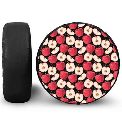 Apple Pattern Print Tire Cover