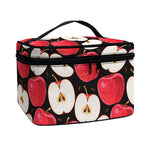 Apple Pattern Print Travel Makeup Bag