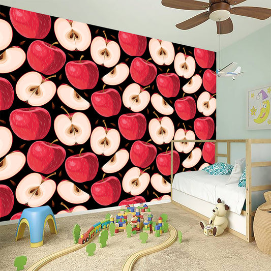 Apple Pattern Print Wall Sticker