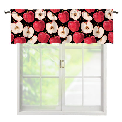 Apple Pattern Print Window Valance
