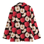 Apple Pattern Print Women's Blazer