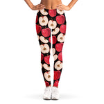 Apple Pattern Print Women's Leggings