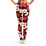 Apple Pattern Print Women's Leggings