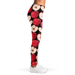 Apple Pattern Print Women's Leggings