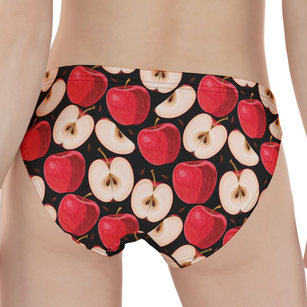 Apple Pattern Print Women's Panties