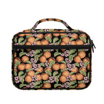 Apricot And Flower Pattern Print Briefcase Bible Bag