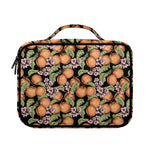 Apricot And Flower Pattern Print Briefcase Bible Bag