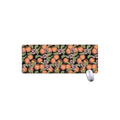 Apricot And Flower Pattern Print Extended Mouse Pad