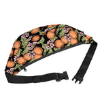 Apricot And Flower Pattern Print Fanny Pack