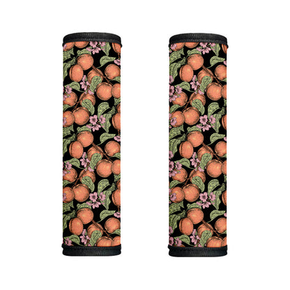 Apricot And Flower Pattern Print Handle Covers