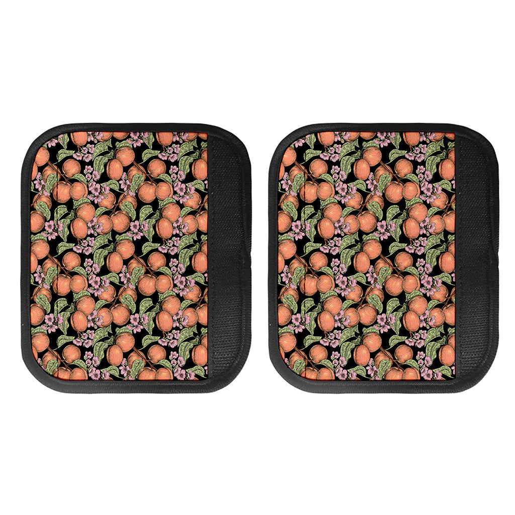 Apricot And Flower Pattern Print Handle Covers