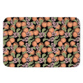 Apricot And Flower Pattern Print Indoor Door Mat