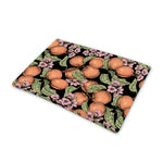 Apricot And Flower Pattern Print Pet Cooling Mat Cover