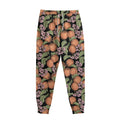 Apricot And Flower Pattern Print Sweatpants