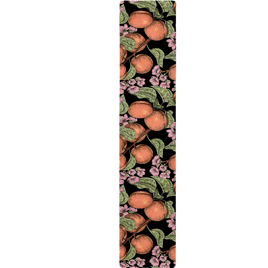 Apricot And Flower Pattern Print Table Runner