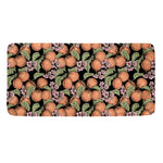 Apricot And Flower Pattern Print Towel