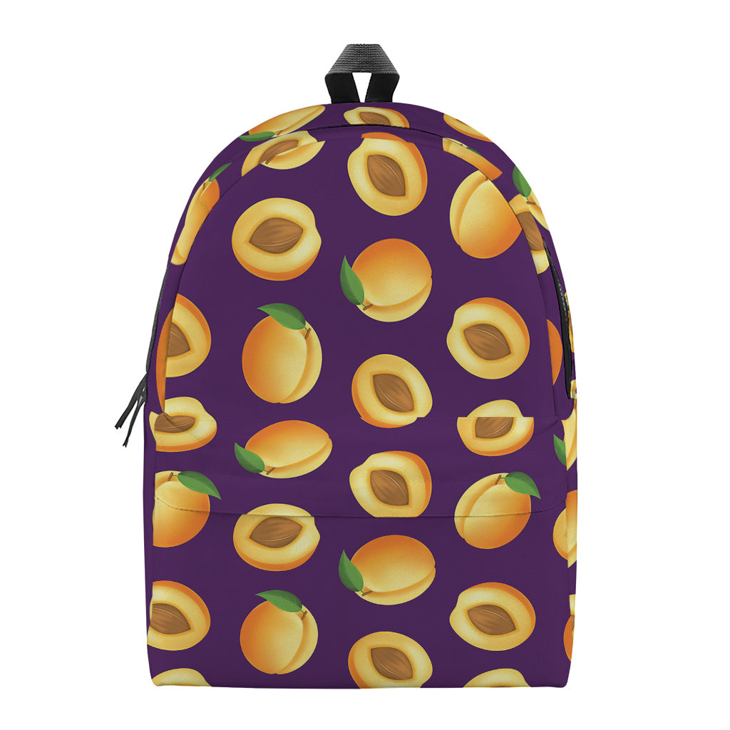 Apricot Fruit Pattern Print Backpack
