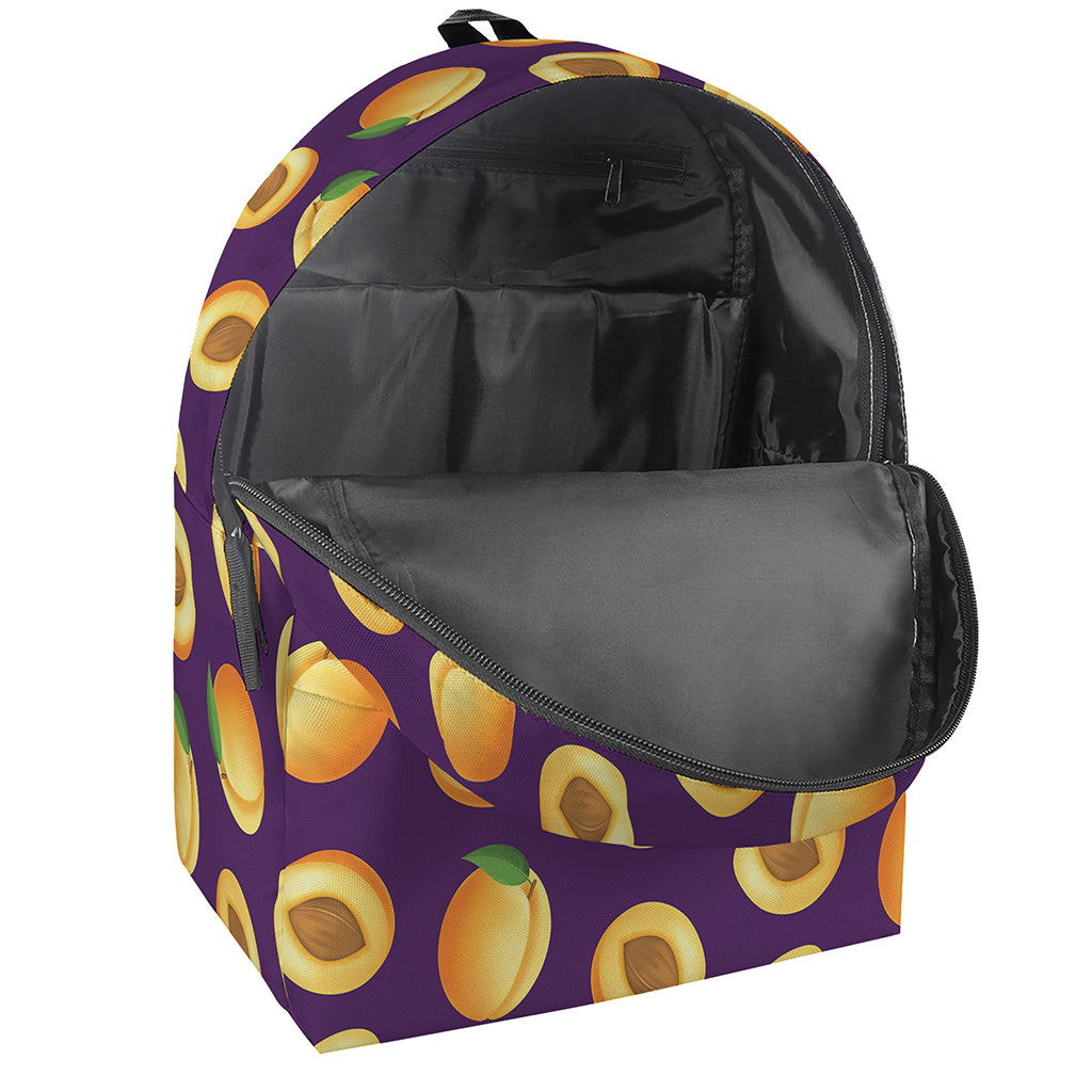 Apricot Fruit Pattern Print Backpack