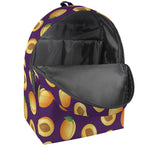 Apricot Fruit Pattern Print Backpack