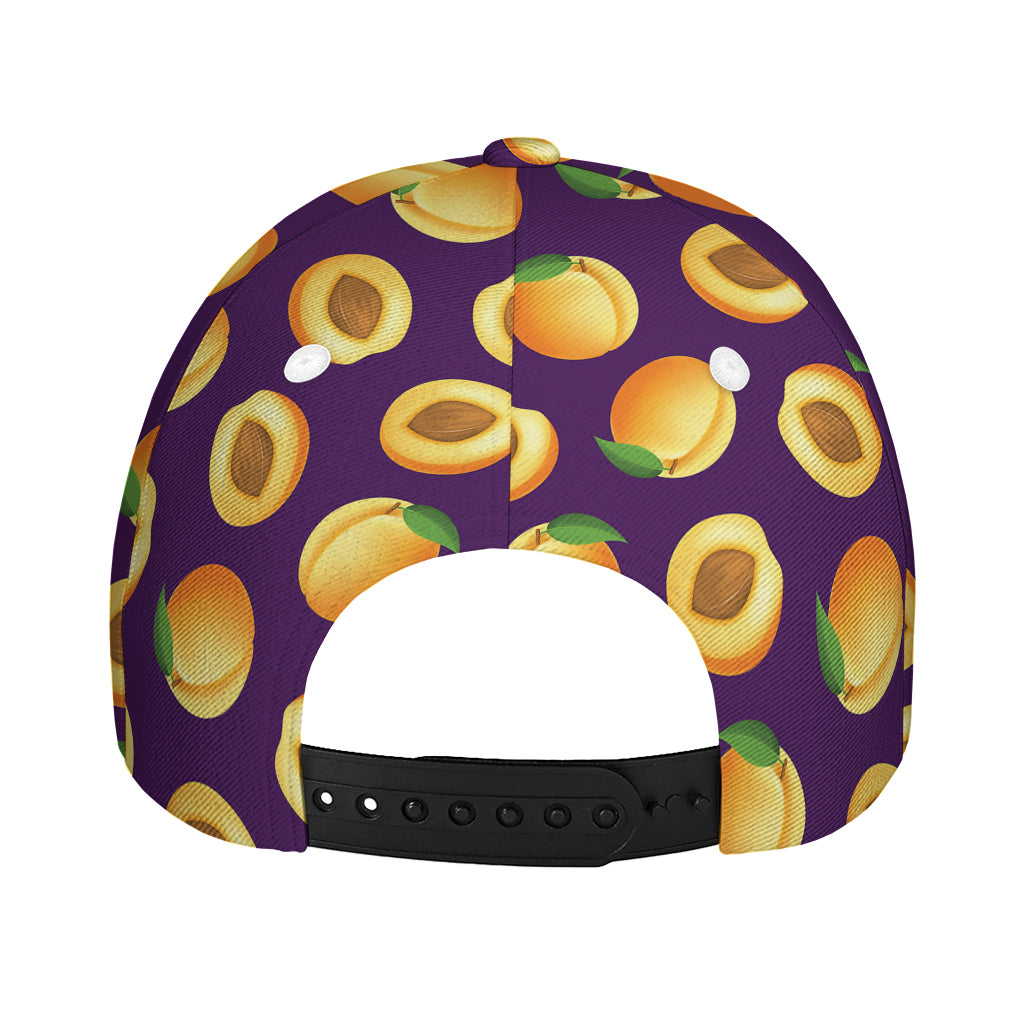 Apricot Fruit Pattern Print Baseball Cap