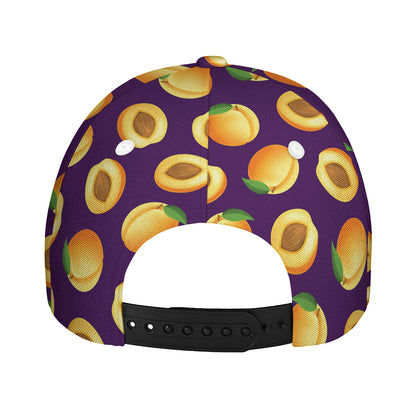 Apricot Fruit Pattern Print Baseball Cap