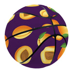 Apricot Fruit Pattern Print Basketball