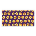 Apricot Fruit Pattern Print Beach Towel
