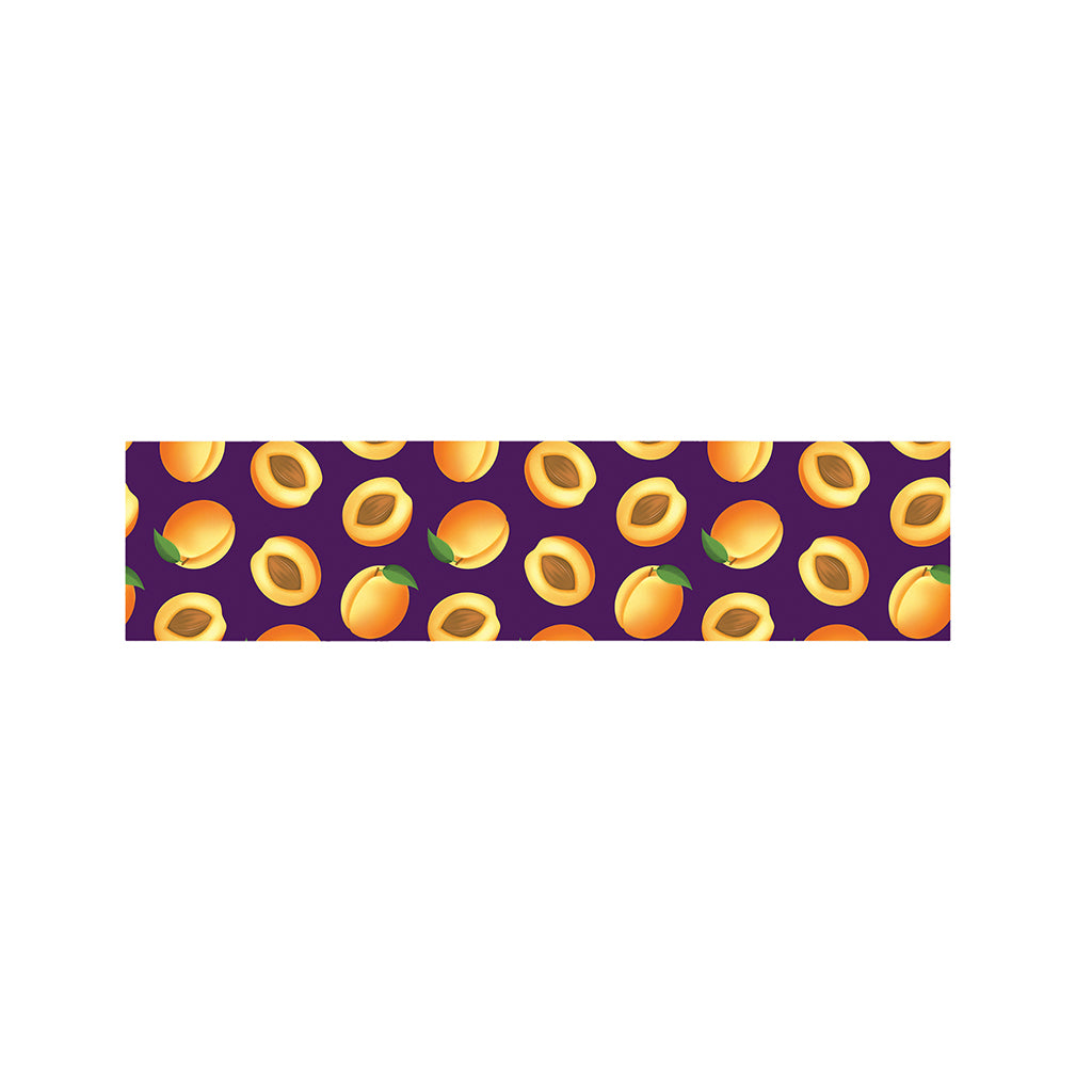 Apricot Fruit Pattern Print Bed Runner