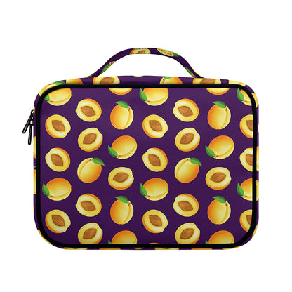 Apricot Fruit Pattern Print Briefcase Bible Bag