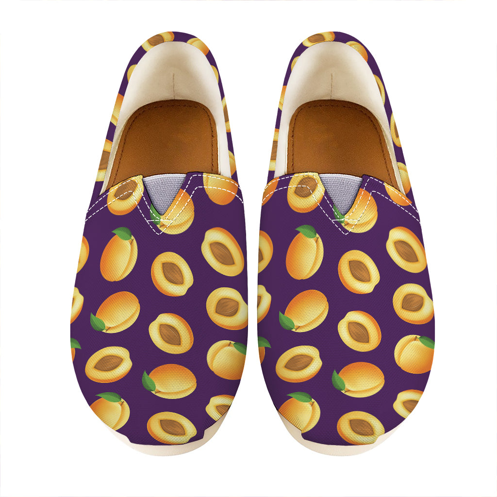 Apricot Fruit Pattern Print Casual Shoes