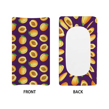 Apricot Fruit Pattern Print Changing Pad Cover