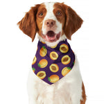 Apricot Fruit Pattern Print Dog Bandana