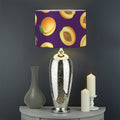 Apricot Fruit Pattern Print Drum Lamp Shade