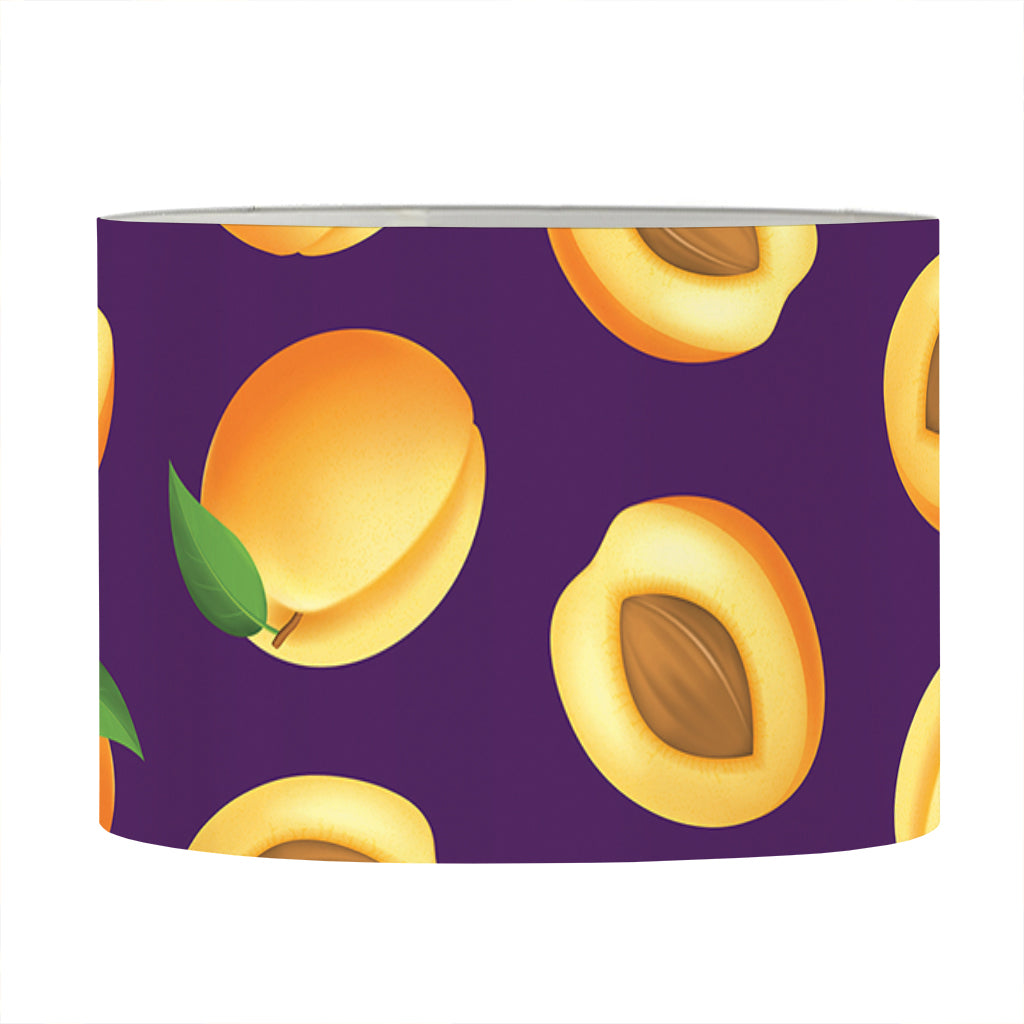 Apricot Fruit Pattern Print Drum Lamp Shade
