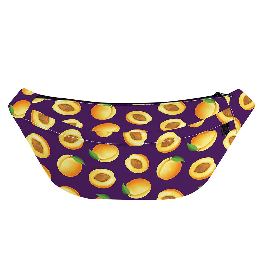 Apricot Fruit Pattern Print Fanny Pack
