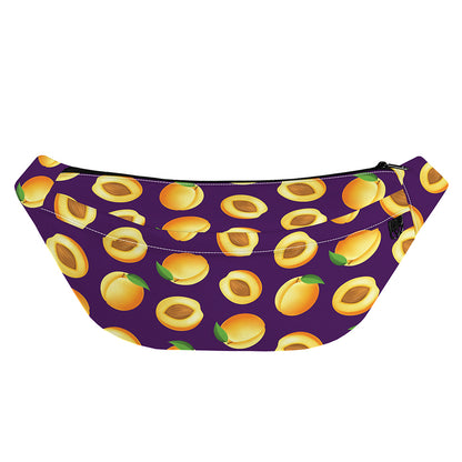 Apricot Fruit Pattern Print Fanny Pack