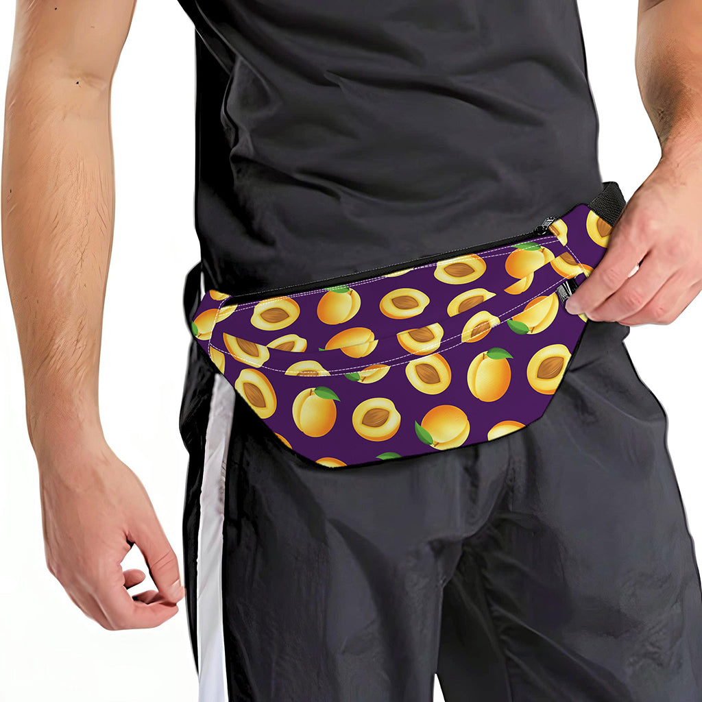 Apricot Fruit Pattern Print Fanny Pack