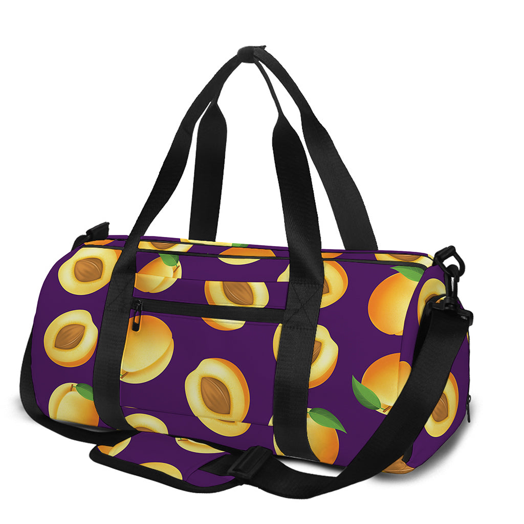 Apricot Fruit Pattern Print Gym Bag
