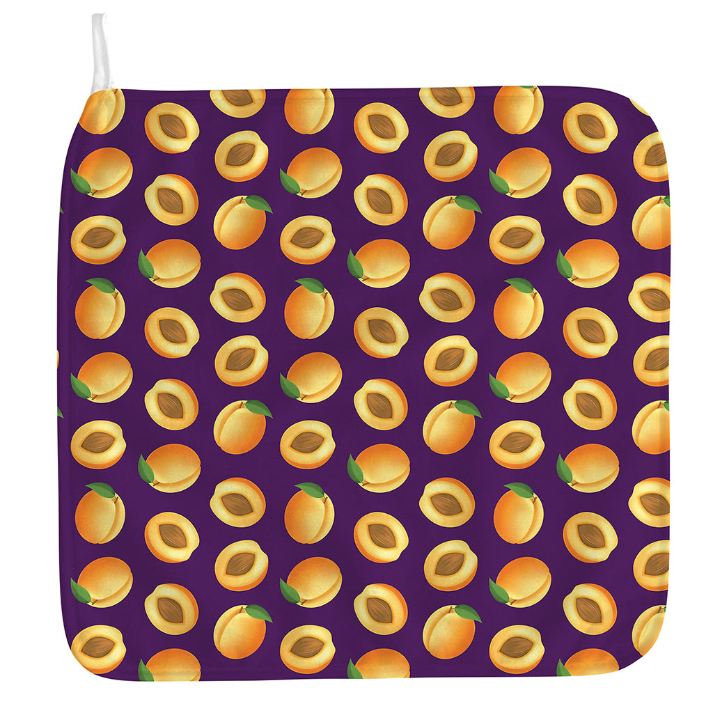 Apricot Fruit Pattern Print Hand Towel