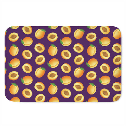 Apricot Fruit Pattern Print Indoor Door Mat