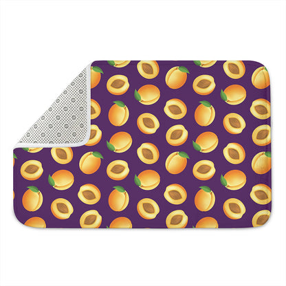 Apricot Fruit Pattern Print Indoor Door Mat