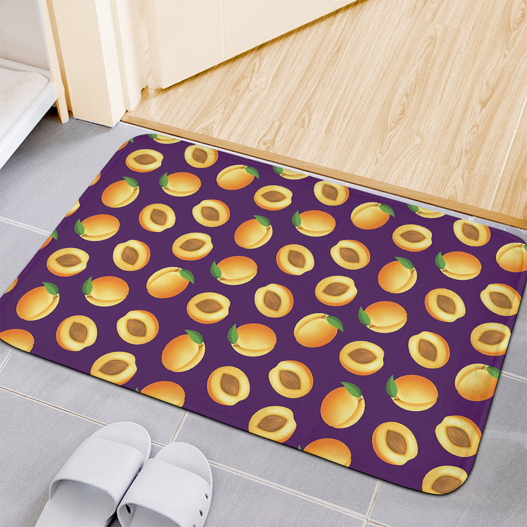 Apricot Fruit Pattern Print Indoor Door Mat