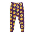 Apricot Fruit Pattern Print Jogger Pants
