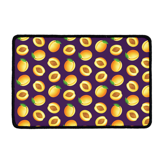 Apricot Fruit Pattern Print Kitchen Mat